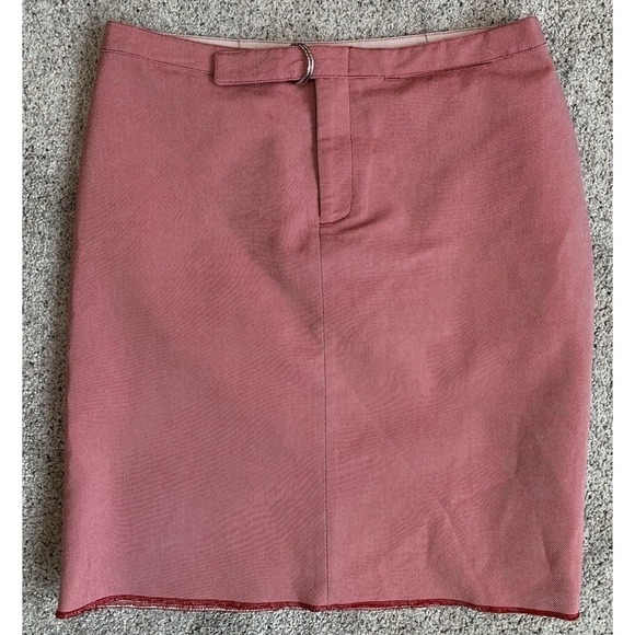 Club Monaco Dresses & Skirts - Club Monaco Womens Red Skirt With Belt Size 8